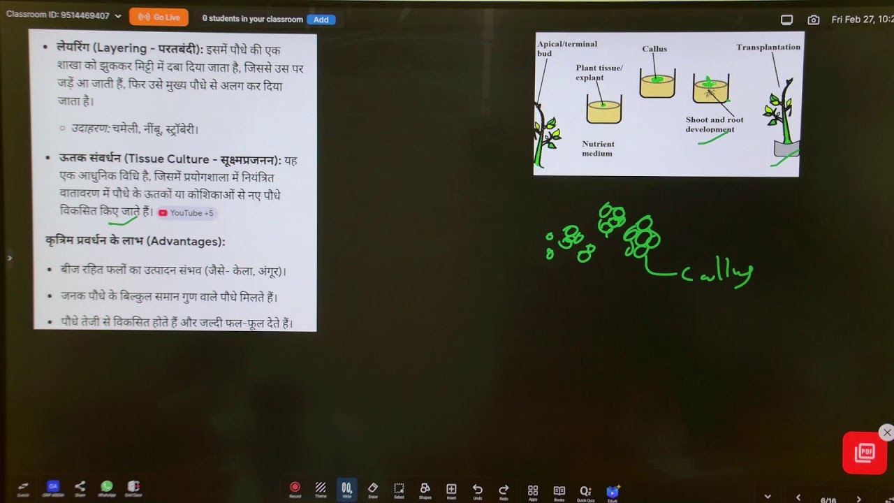 BSEB Class 12 | BIOLOGY | Artificial vegetative propagation | 12th TOPPERS LEAGUE 2027 | Grip Arena