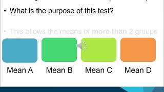 introduction to a range of statistical tests