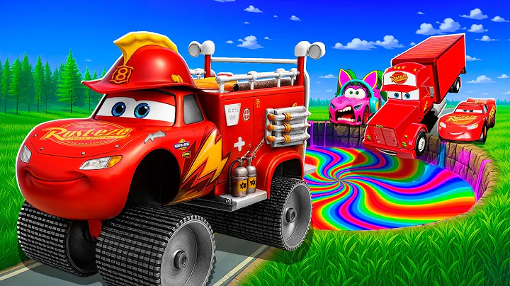 BeamNG Drive Pixar Cars Pit Challenge – Can Lightning McQueen Survive?