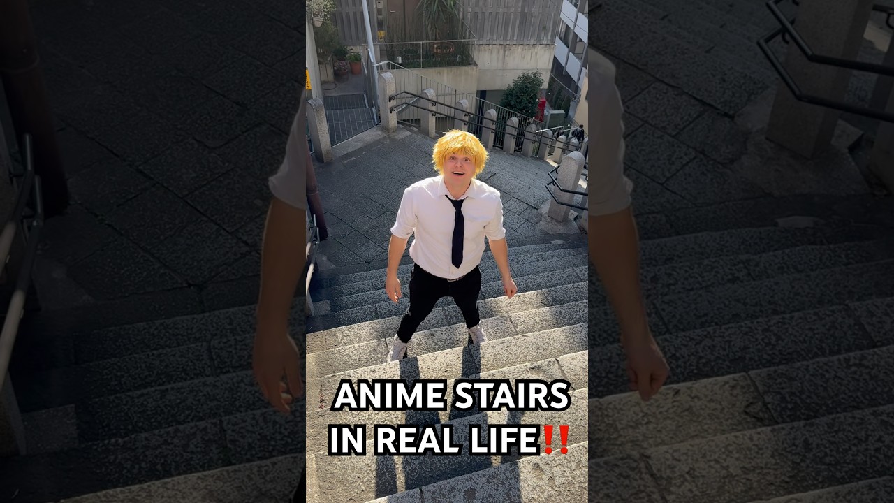 Found the famous ANIME STAIRS ‼️ #anime #chainsawman #kiminonawa #chainsawmanmovie