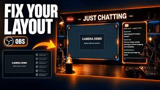 Build a Clean Just Chatting Scene in OBS (Camera + Chat Layout)