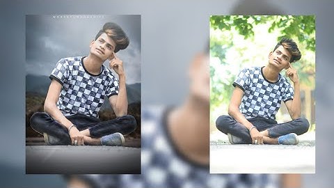 How to edit picture in ps touch simple steps || ps touch background change editing