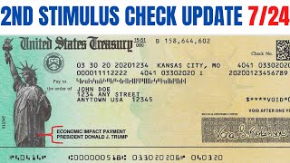 Second Stimulus Check Update July 24| WILL YOU QUALIFY? (Revealed)