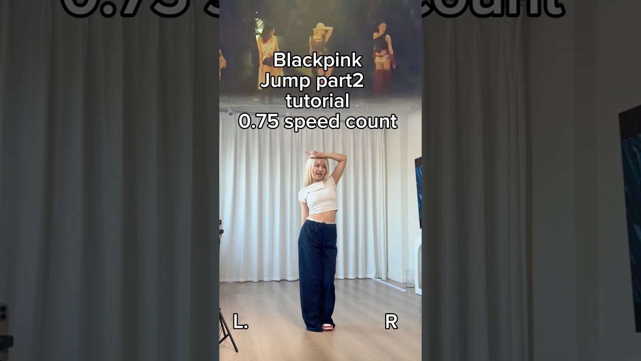 Blackpink jump dance mirrored tutorial 