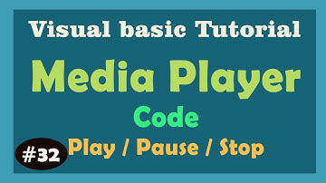 Window media player create Using control in Visual basic - Visual basic 6 tutorial in hindi
