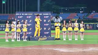 20190806 PS松鼠 賽後MVP陳子豪來了 鼠兒拍手拍手