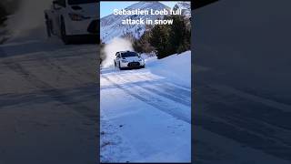 Sébastien Loeb test Monte-Carlo full attack full snow