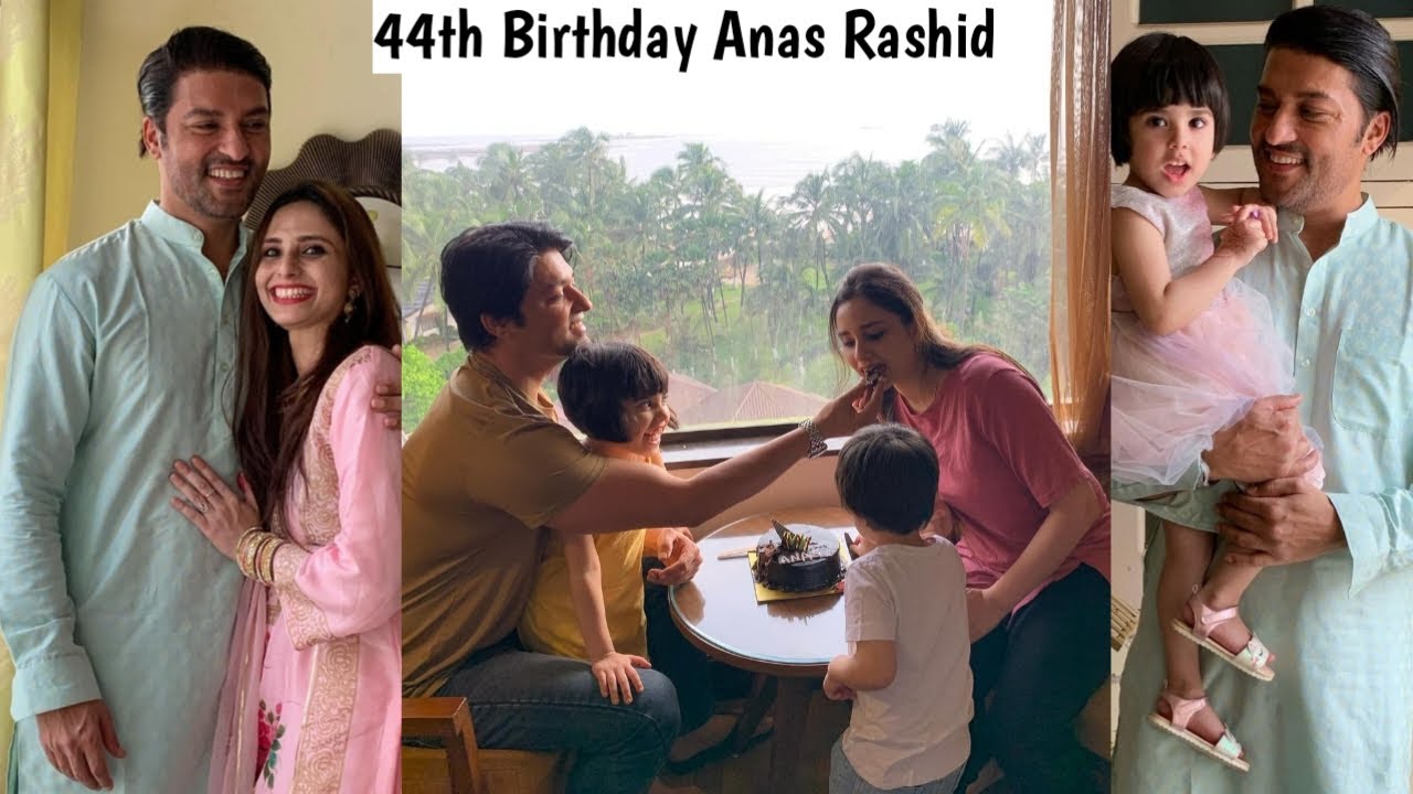 Anas Rashid aka sooraj 44th birthday celebrate with heena Iqbal | Anas ...