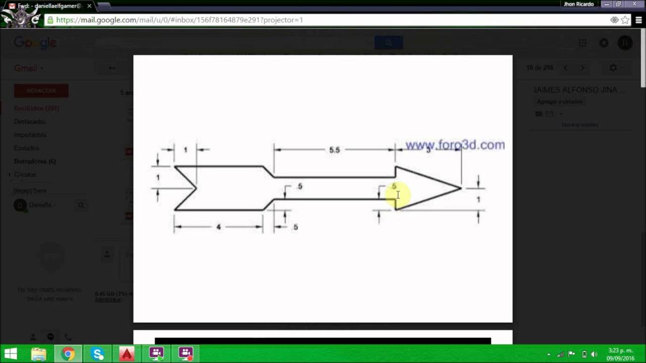 TUTORIAL DE AUTOCAD FLECHA YouTube