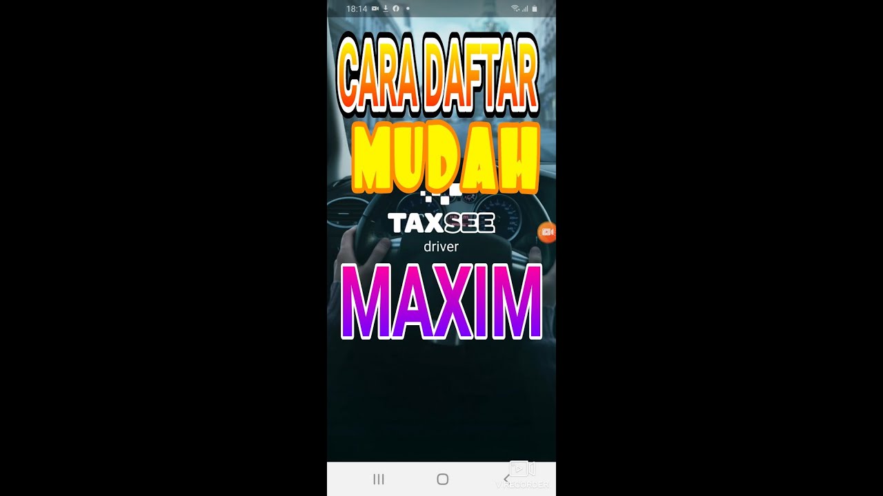 CARA DAFTAR MAXIM ONLINE DRIVER - YouTube