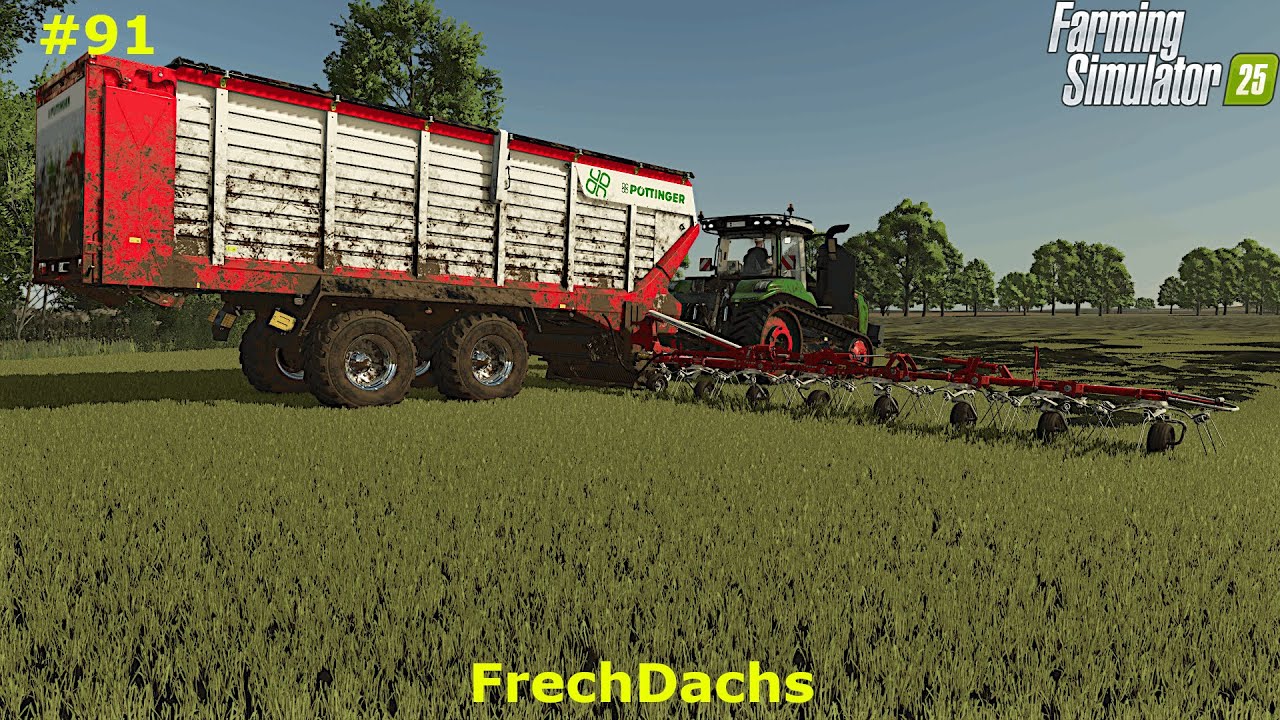 Buying The Big Grass Field Next To Our Farm || Farming Simulator 25 || FrechDachs - Ep. 91