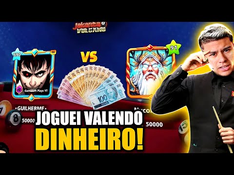 JOGANDO 8 BALL POOL VALENDO DINHEIRO 