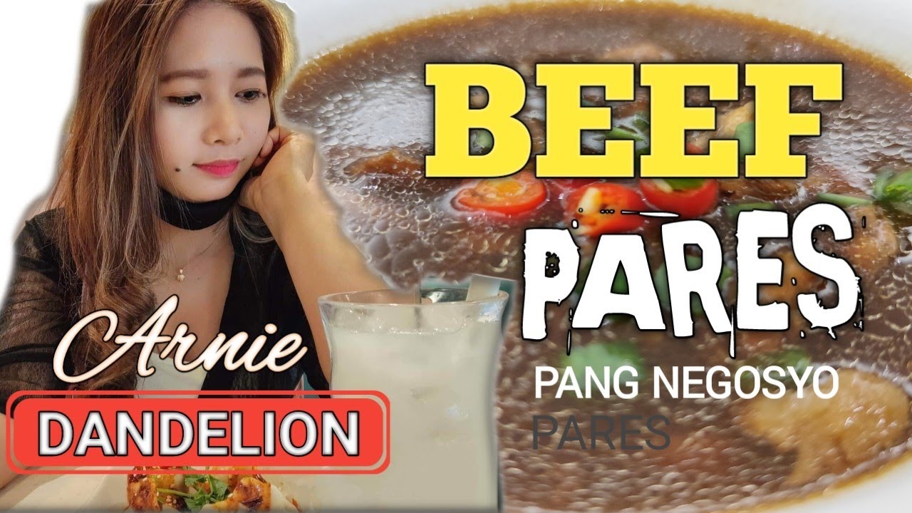 BEEF PARES PANG NEGOSYO //ARNIE DANDELION YouTube