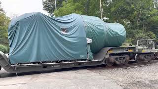 Load Being Delivered by Rail to Portsmouth Naval Shipyard on 09/27/2022