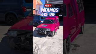 Pintamos C15 V6 PARTE 3🎨🔥#c15 #drift #v6 #citroen #swap