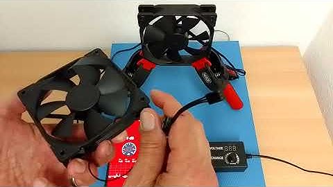Fractal Dynamic X2 GP-12 DF1202512RFL1 120mm-Lüfter Lautstärke-TEST 3V - 12V (*00-1200 U/min)
