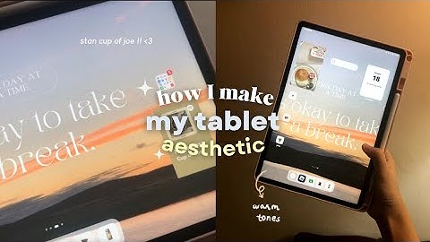 how i make my tablet aesthetic ☁️ (huawei matepad 11.5)