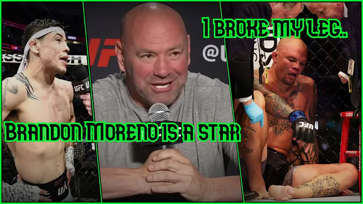 Dana White clears misconception| Dana White praises Brandon Moreno
