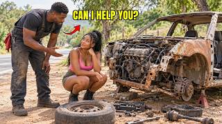 A Poor Mechanic Helps Broke Woman for Free—Hours Later, His Shop Is Surrounded by Luxury Cars