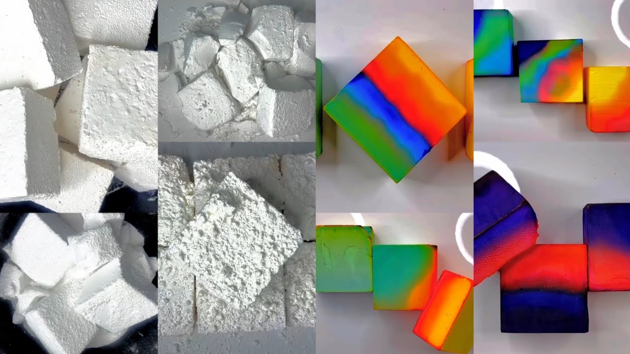 ASMR crispy dyed and fresh plain jain combo crush edit compilation ...