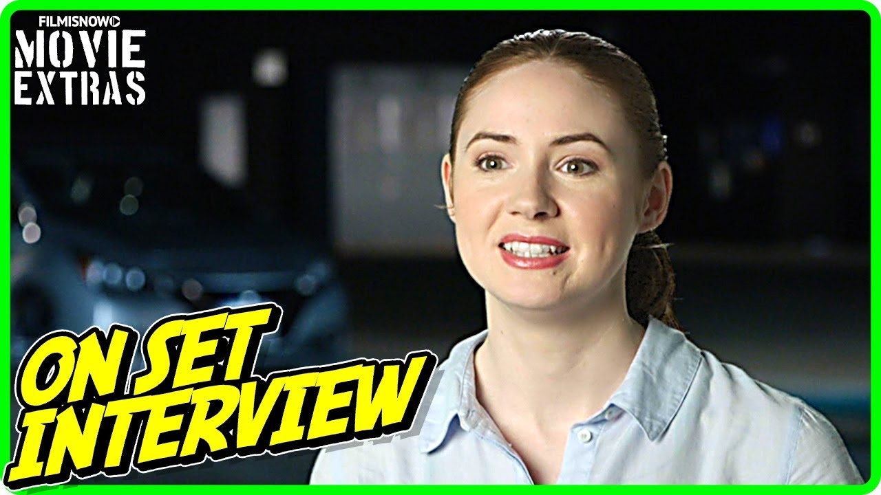 STUBER | Karen Gillan "Morris" On-set Interview