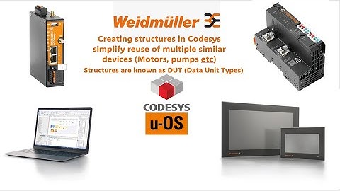 1 - Codesys Creating structures DUT