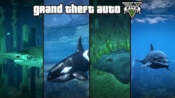 GTA 5 - Play as a Fish (Shark, Dolphin, Orca, Stingray & more) [PS4 & Xbox One]