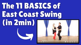 SWING DANCE: 11 Beginner East Coast Swing Steps!