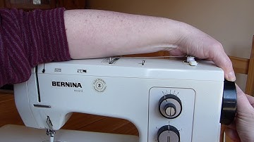 Sewing for Beginners - How to wind a bobbin on a Bernina Record 830