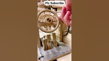 Wooden BMW car engine start, like a real car| amazing wood work #shorts