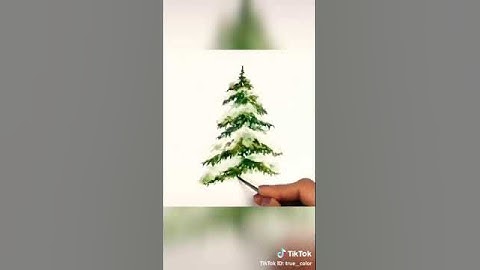 Cây Thông siêu đẹp ⭐️🌟✨ với bức tranh 3D