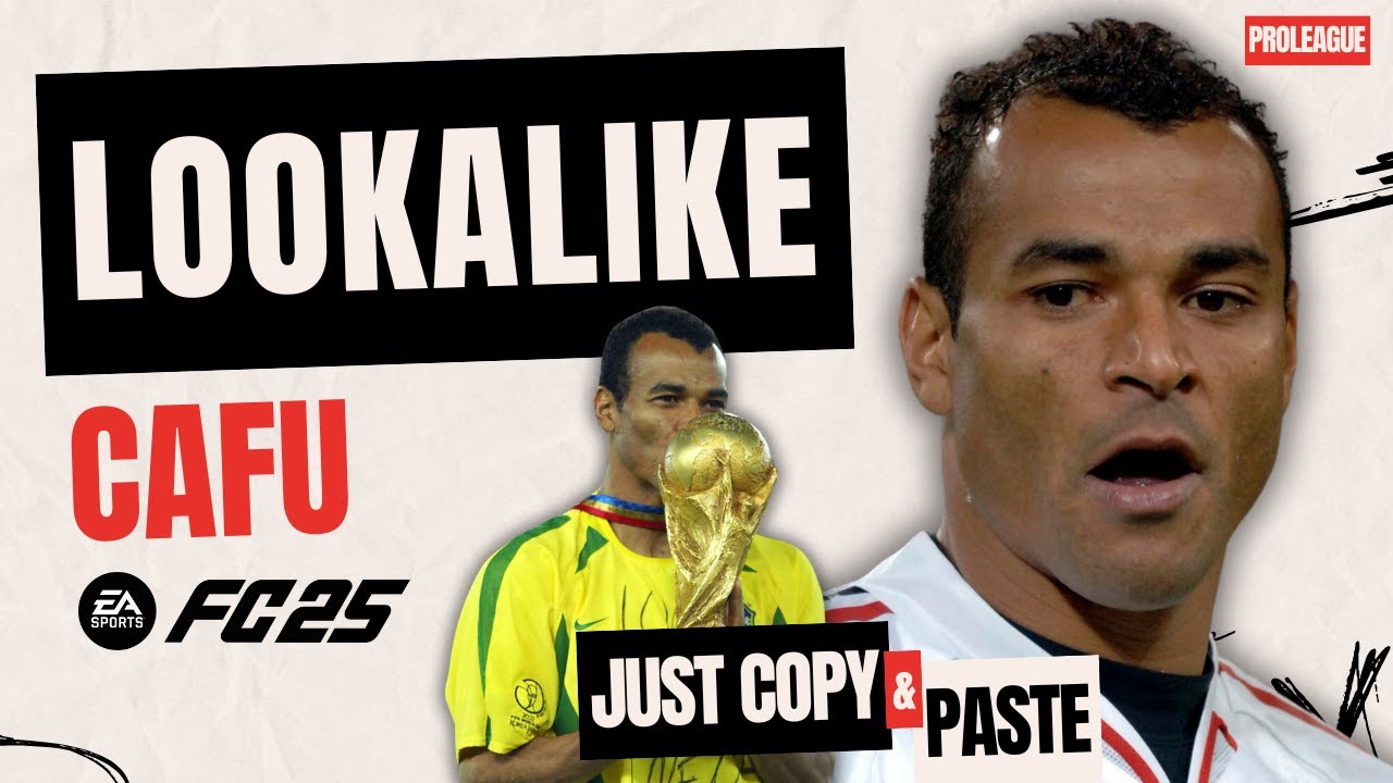 Cafu Face Creation in EA FC 25 - Pro Club & Career Mode Tutorial