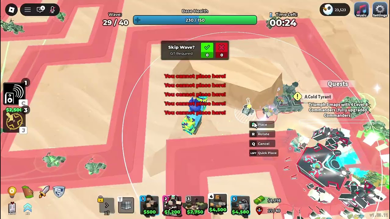 EZ SOLO FROST COINS AND GEM GRIND (credits to @Theswordmen1033 ) | Tower Defense Simulator