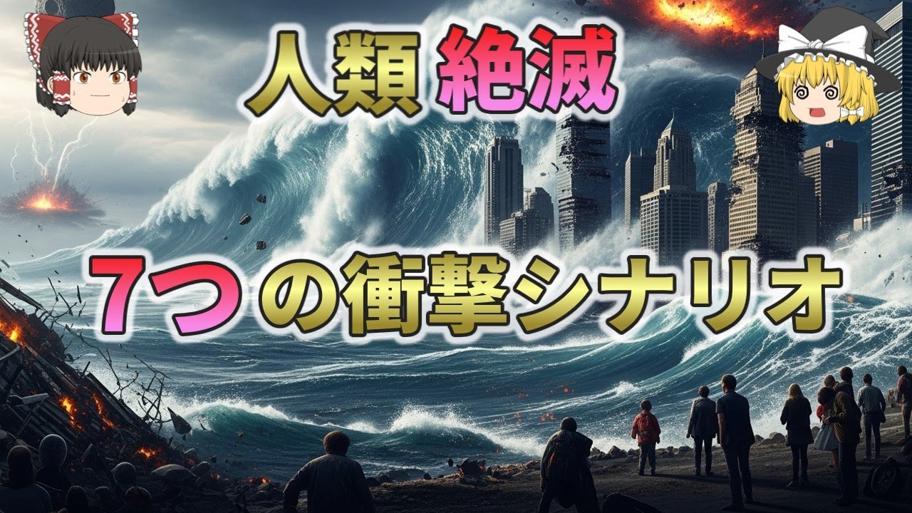 【地球最後の日】人類が絶滅する7つの衝撃シナリオ【総集編　ゆっくり解説】