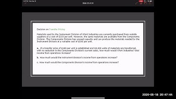Chapter 9: Evaluating Decentralized Operations