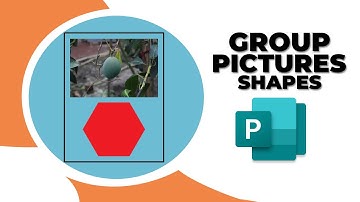How to group pictures and shapes in Publisher