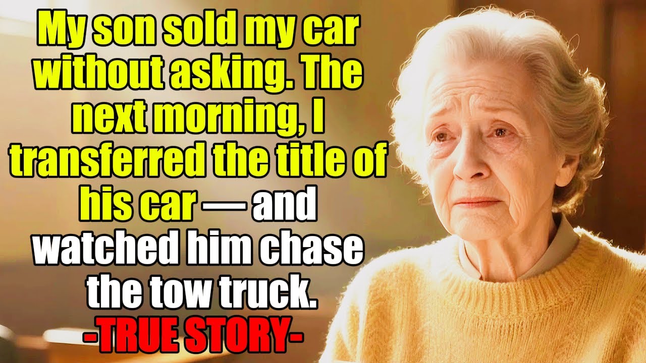 True Story From This Grandma👵💔 My son sold my car without asking. The ...
