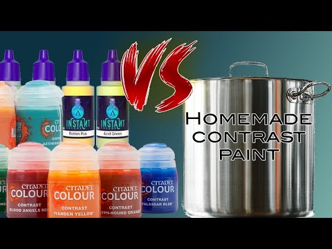 Make your own DIY Nuln Oil or Contrast Paint - D6 Combat