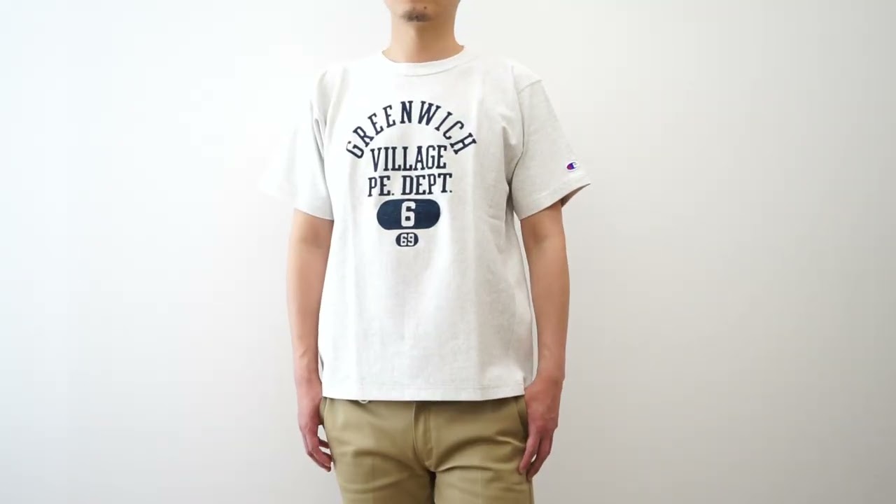 Champion チャンピオン リバースウィーブ 半袖 Tシャツ GREENWICH