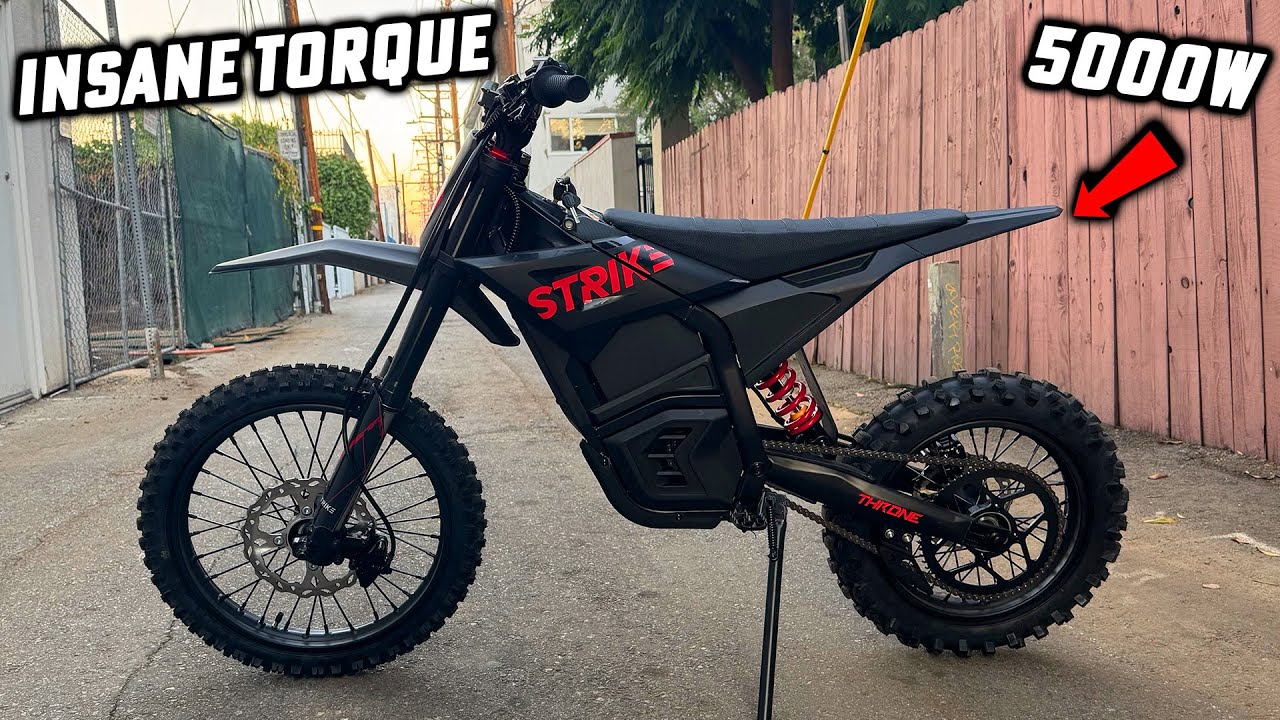 Custom Strike Shadow First Ride On My Insane 60v Strike Shadow! - YouTube
