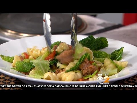 Stephanie & Tony's Table: Sausage With Savoy Cabbage And Pasta