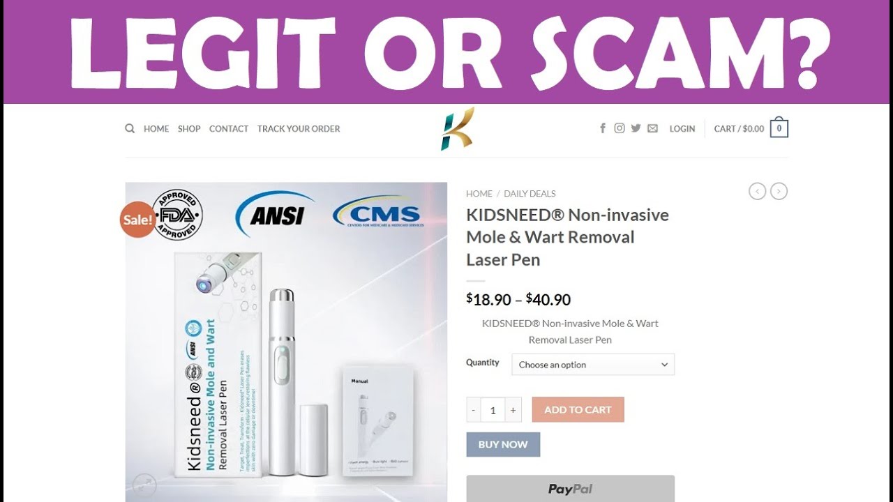 Kidsneed-Laser-Pen.com Review – Is It Legit or a Scam?