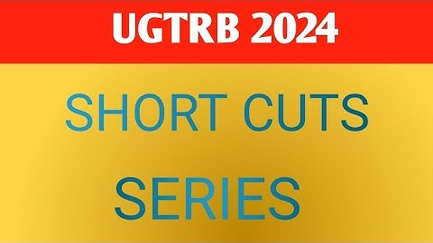 UGTRB MATHS study material available/Online Coaching admissions going on/Short cut/series tricks