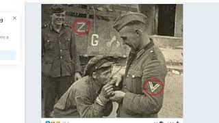 Орловська губернія, 1942 рік.Російський селянин цілує руку німецькому визволителю.   :))))))))))))))
