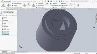 SolidWorks Pieza 10 Tuerca Mariposa