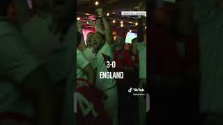 England fans celebrate trio of goals against Senegal