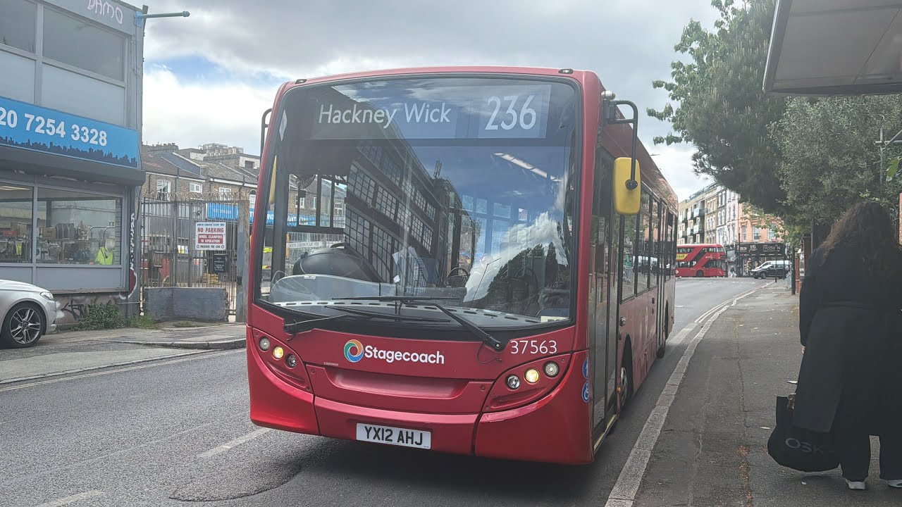 Ex - Tower Transit Short Journey On route 236 towards Hackney Wick ...