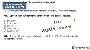 📚 How to convert scientific notation to decimal notation