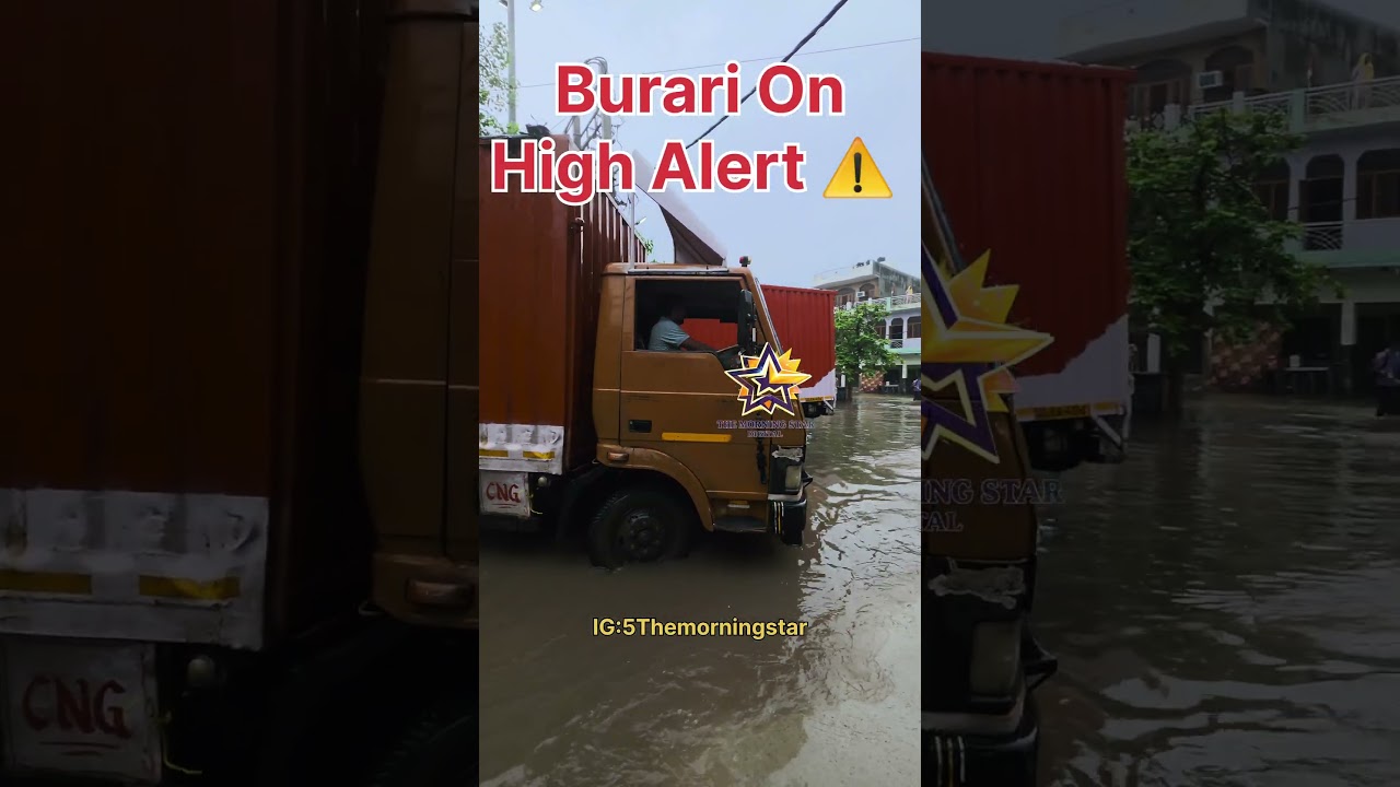 Burari ka haal Behal | Delhi monsoons | #shorts #shortsfeed # #groundreport