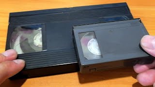 Как переставить пленку с VHS-C (compact) на VHS кассету